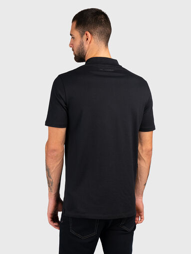 Polo shirt in black color - 3