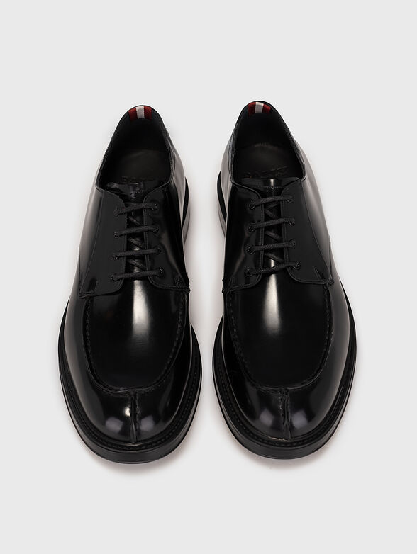 NIEVRO black leather shoes - 6