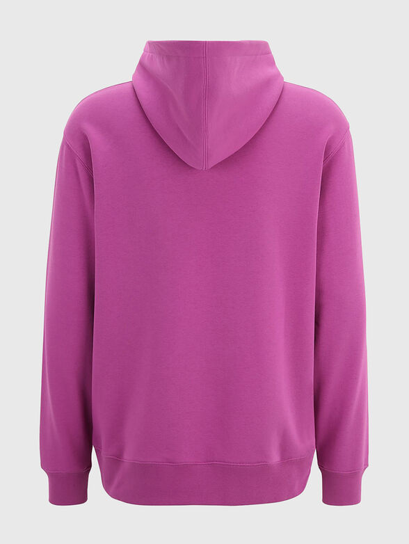 Sweatshirt with hood and print - 2