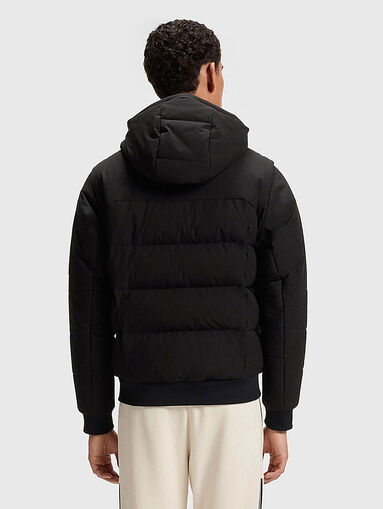 Hooded jacket with logo detail - 3