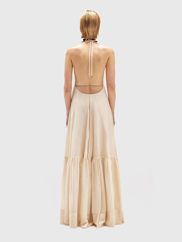 Maxi dress with V-neck - 2
