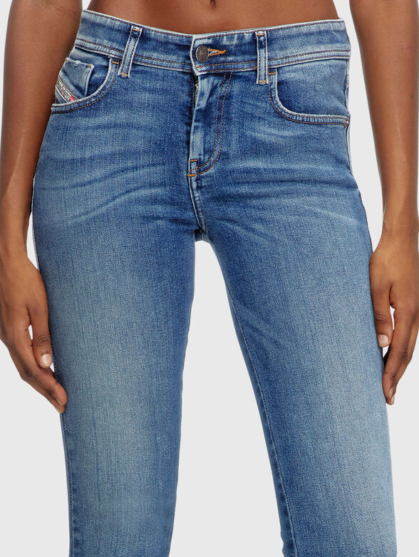 2017 SLANDY L.32 skinny jeans with logo - 3