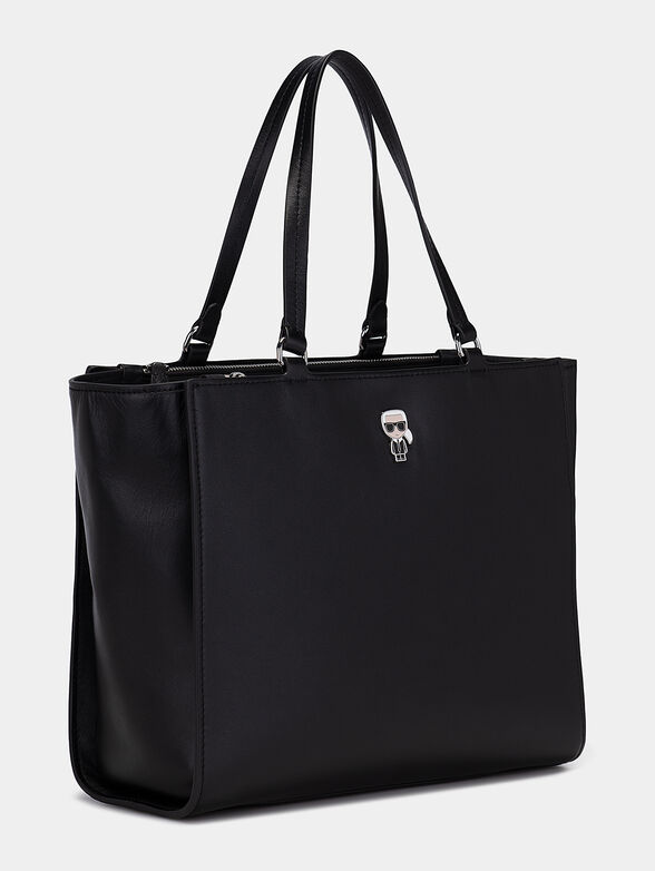 K/Ikonik leather bag with logo detail - 2