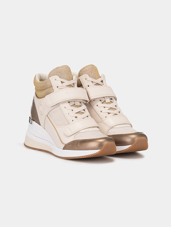 Platform sneakers with glitter effect - 2