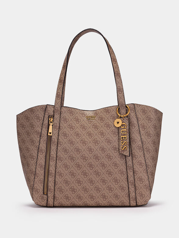 Shopper bag with monogram logo print - 2