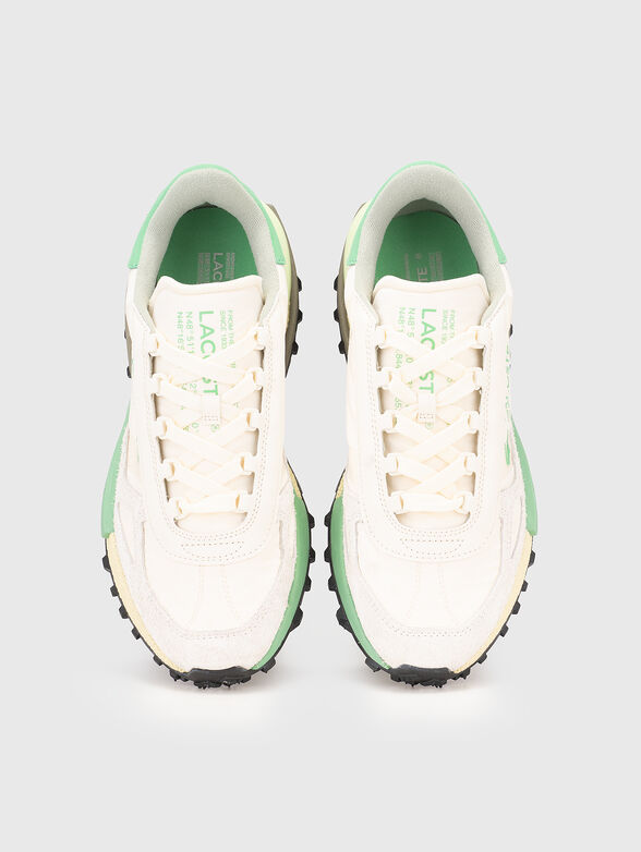 Sports shoes with suede details and logo - 6