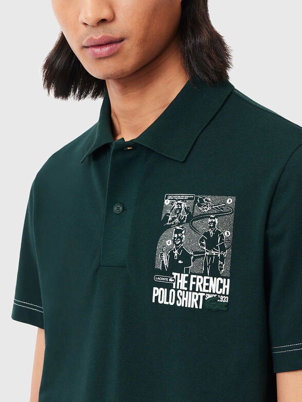 Polo-shirt with accent back  - 3