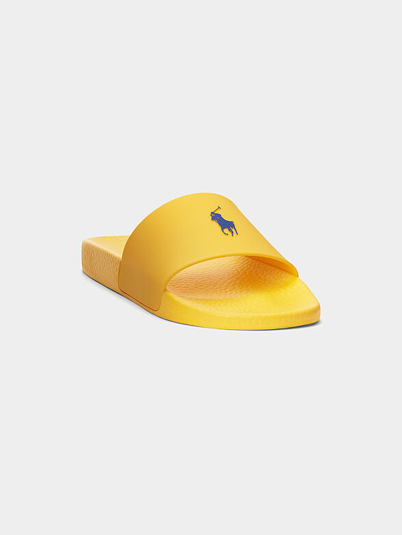 Beach slides in yellow color - 2