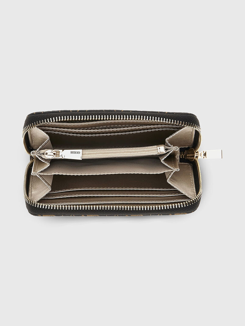 LAUREL monogram logo print wallet - 3