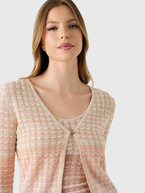 Viscose-blend cardigan - 4