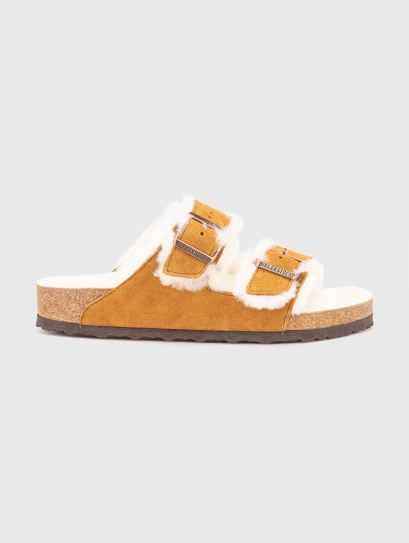 ARIZONA suede and leather sandals - 1