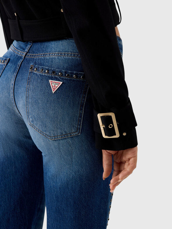 Black cropped jacket - 4
