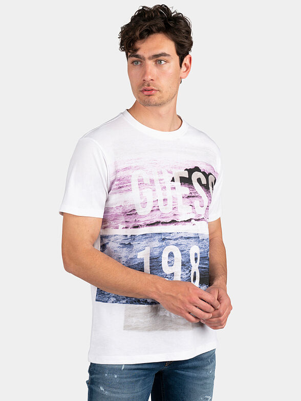 DOVER white T-shirt with logo print - 1