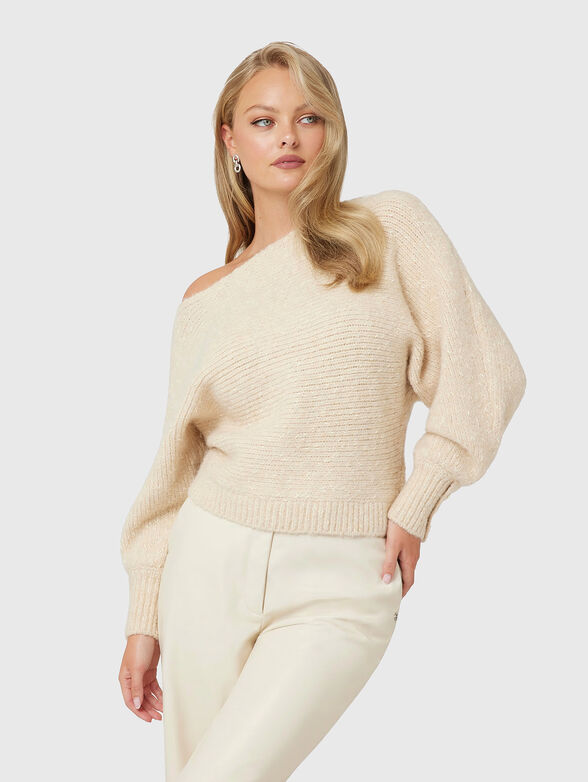 ISLA sweater with accent sleeves - 1