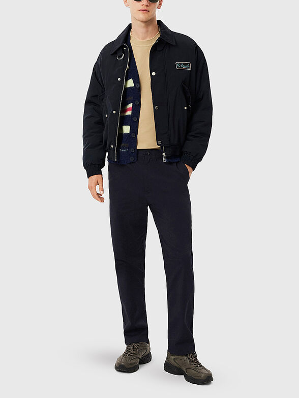 Straight trousers with elastic waist - 6