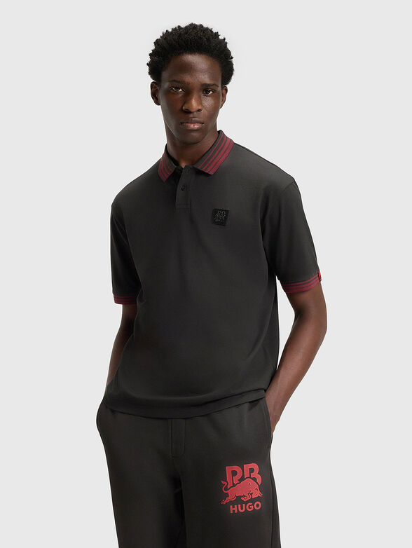 HUGO x RB dark brown polo shirt - 1