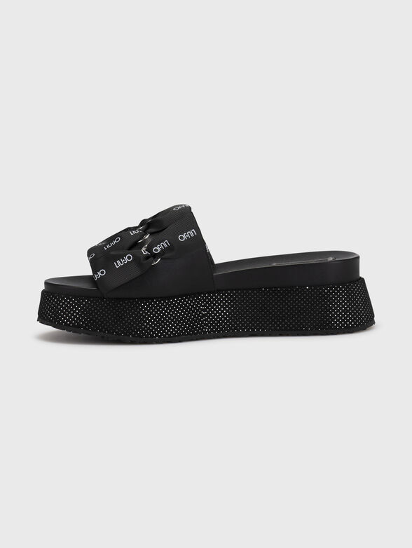 FRIDA black platfrom sandals - 4