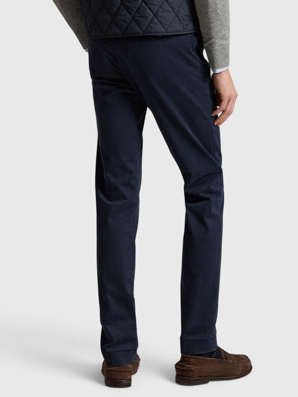 Slim-fit trousers in dark blue - 2