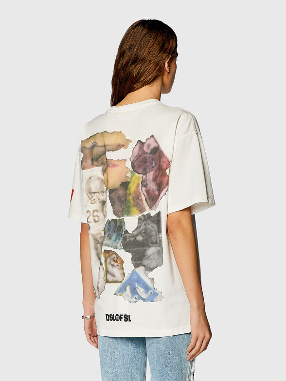 T-BUXT-N8 T-shirt with contrast print - 2