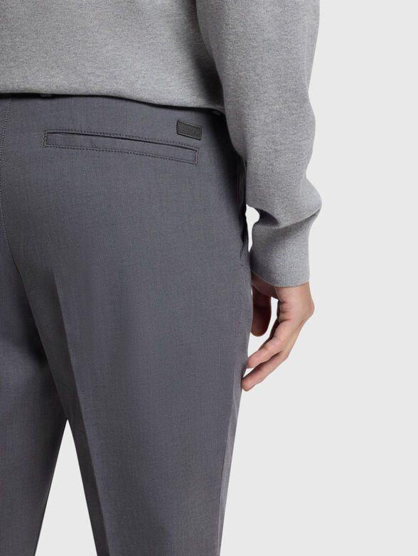 Cotton slim trousers - 3