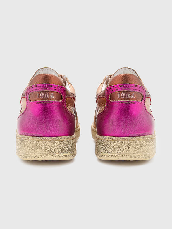 MI BASKET LOW sports shoes with contrasting inserts - 3