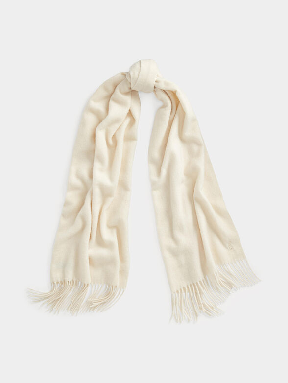 Cashmere blend scarf - 1