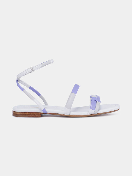 Sandals with purple details - 1