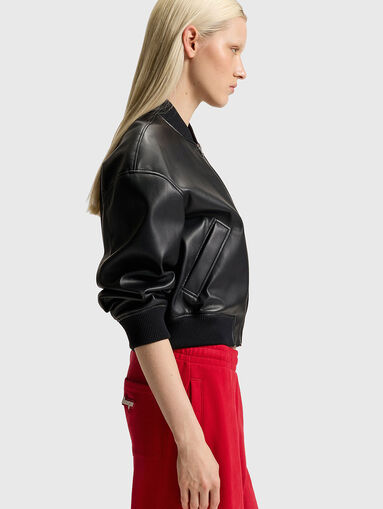 Bomber jacket with elastic cuffs - 4