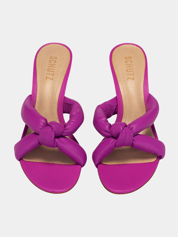 Black heeled sandals - 6