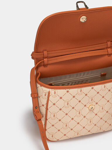 CLAVEL handbag with monogram logo print - 5