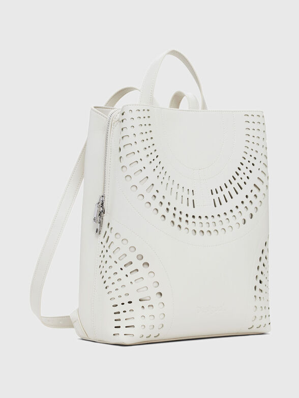 Backpack with perforated details - 4