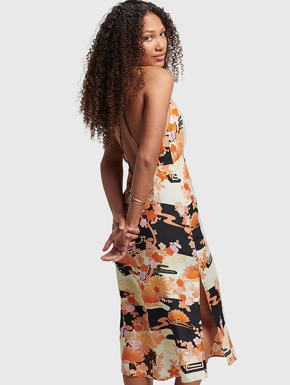 VINTAGE midi dress with slits - 2