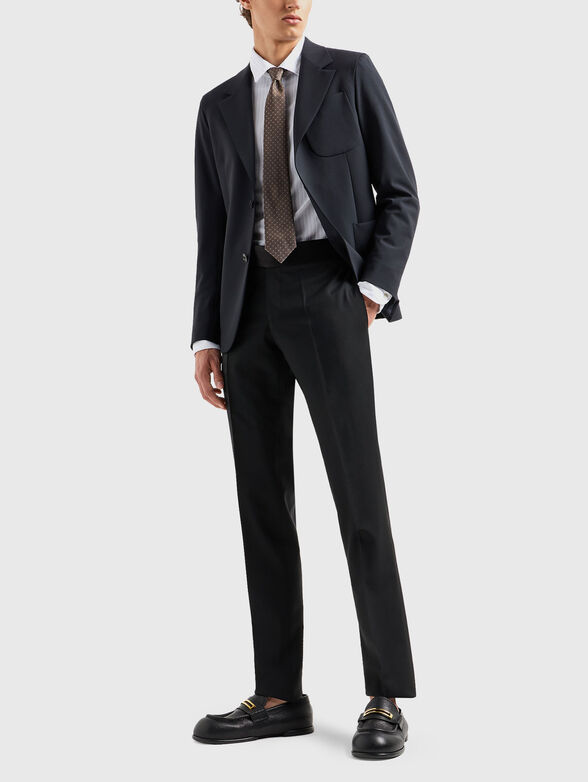 Slim wool trousers - 4