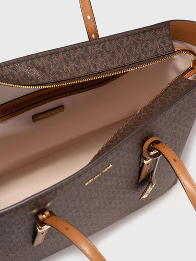 QUINN large tote bag with monogram - 5