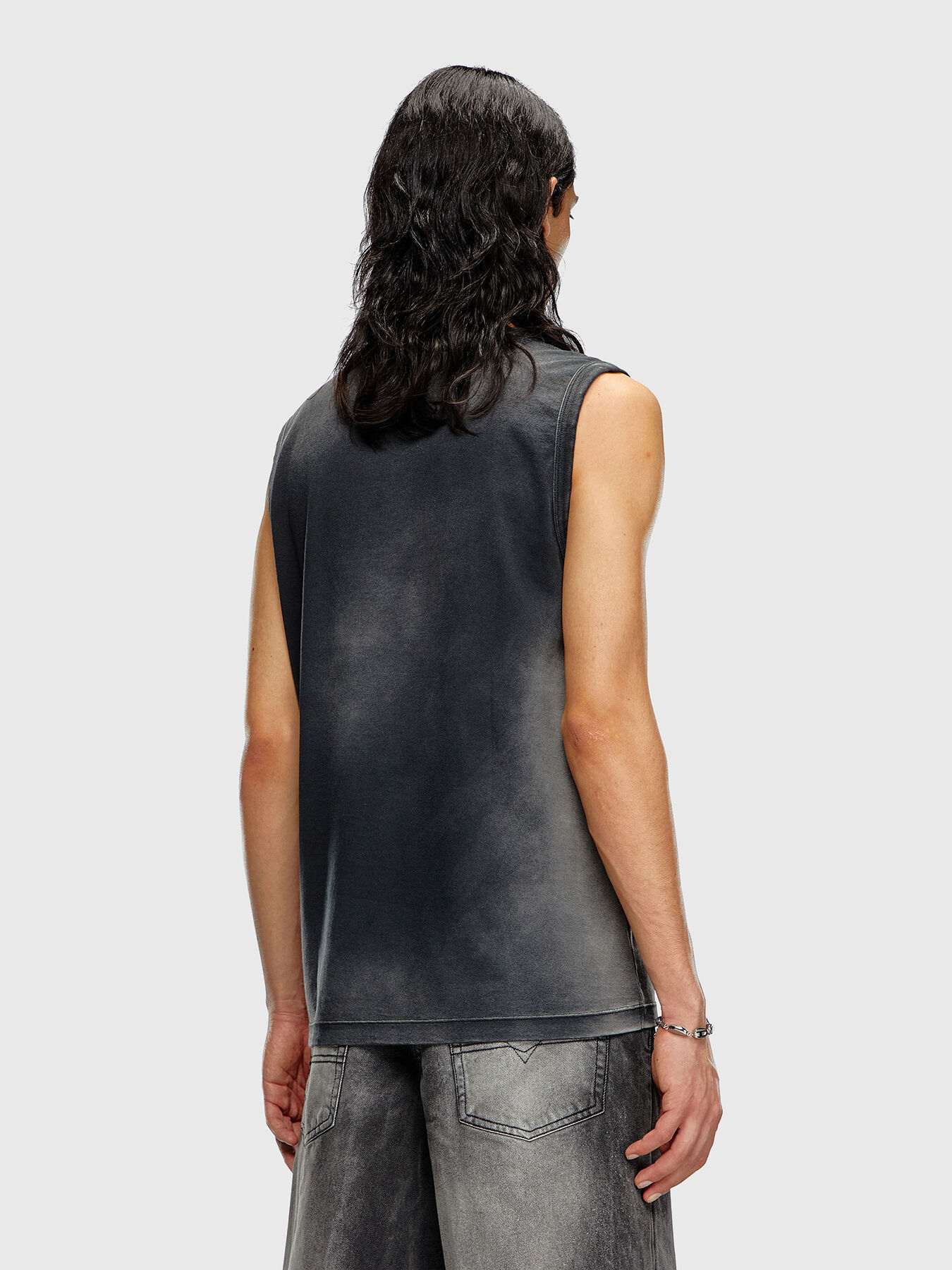 25aw DIESEL t-brico-new ガーメントダイ タンクトップ S 国内即発