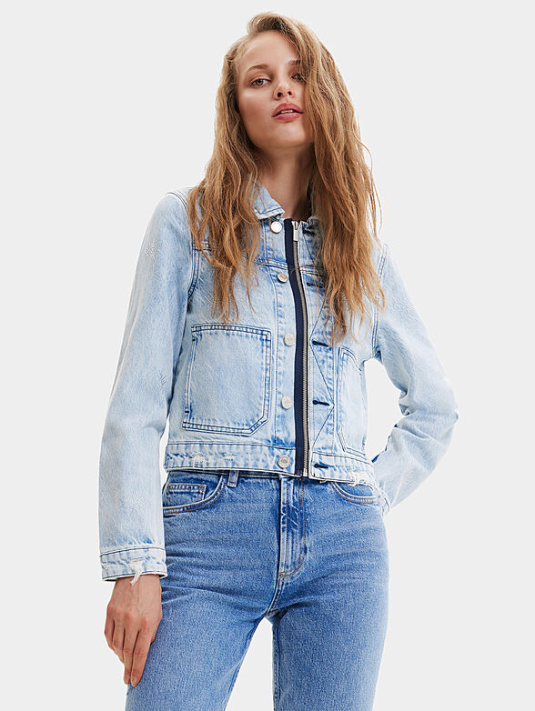 FERIHA blue denim jacket - 1