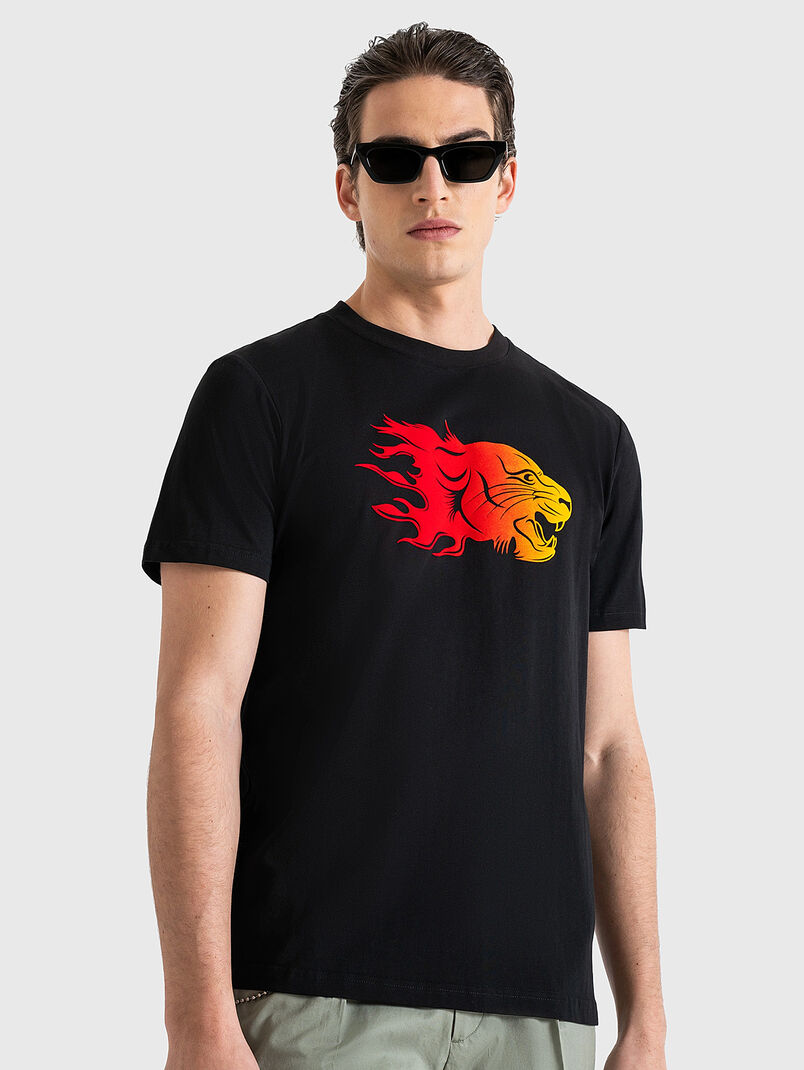 T-shirt with colorful print - 3