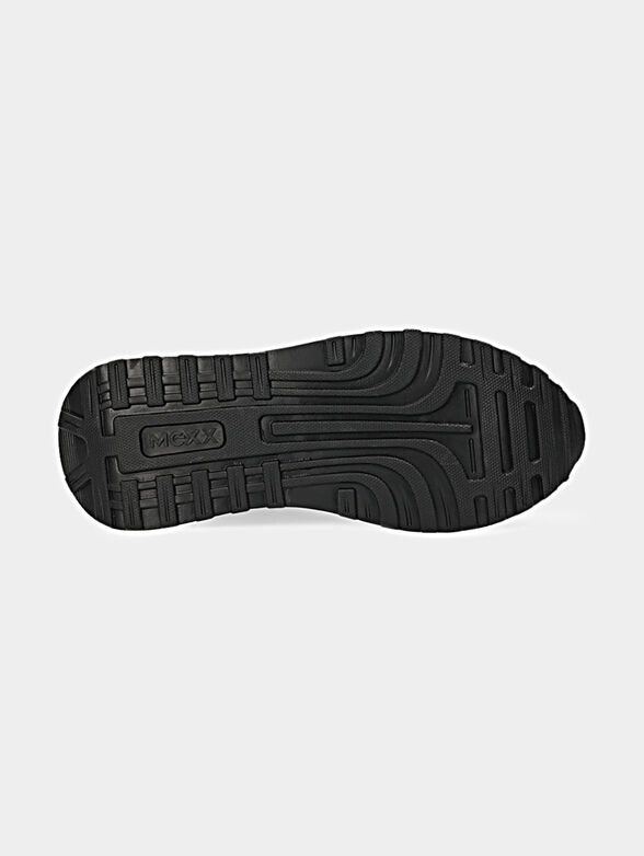 JUJU- SPARK black sneakers with gold details - 5
