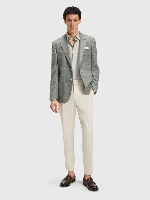 Slim high waisted trousers - 4