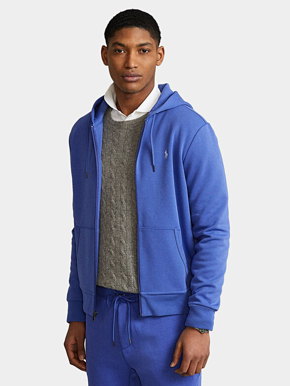 Sweatshirt with embroidered logo - 1