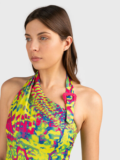 Asymmetrical multicoloured dress - 4