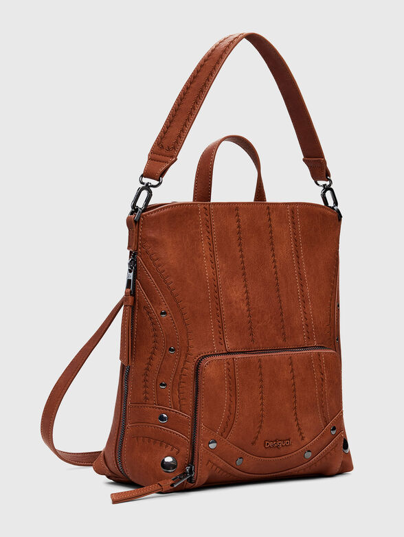 Backpack with accent stitching - 3