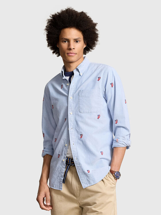 Shirt with embroidery - 1