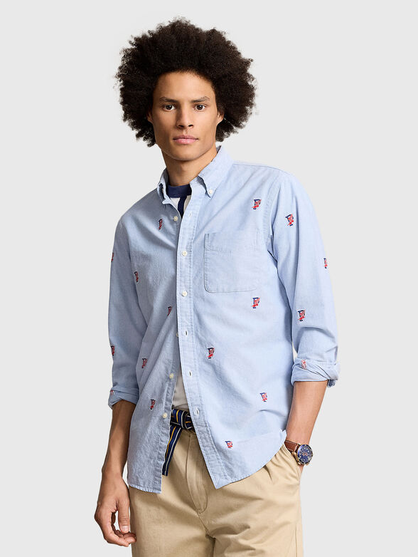 Shirt with embroidery - 1