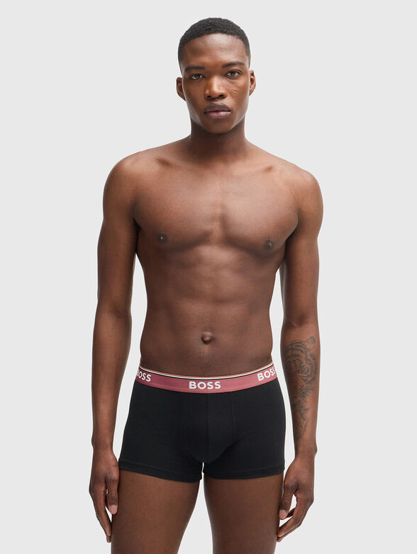 Set of 3 pairs of boxers in black - 2
