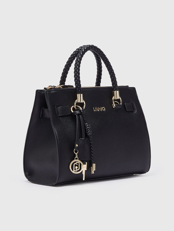 Black eco leather bag - 3
