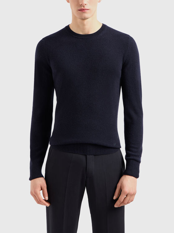 Пуловер с лого бродерия - 1