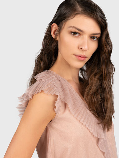 Pink tulle top - 4