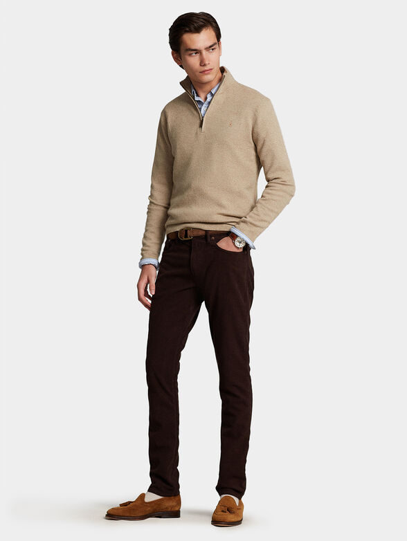 SULLIVAN slim jeans in brown color - 4