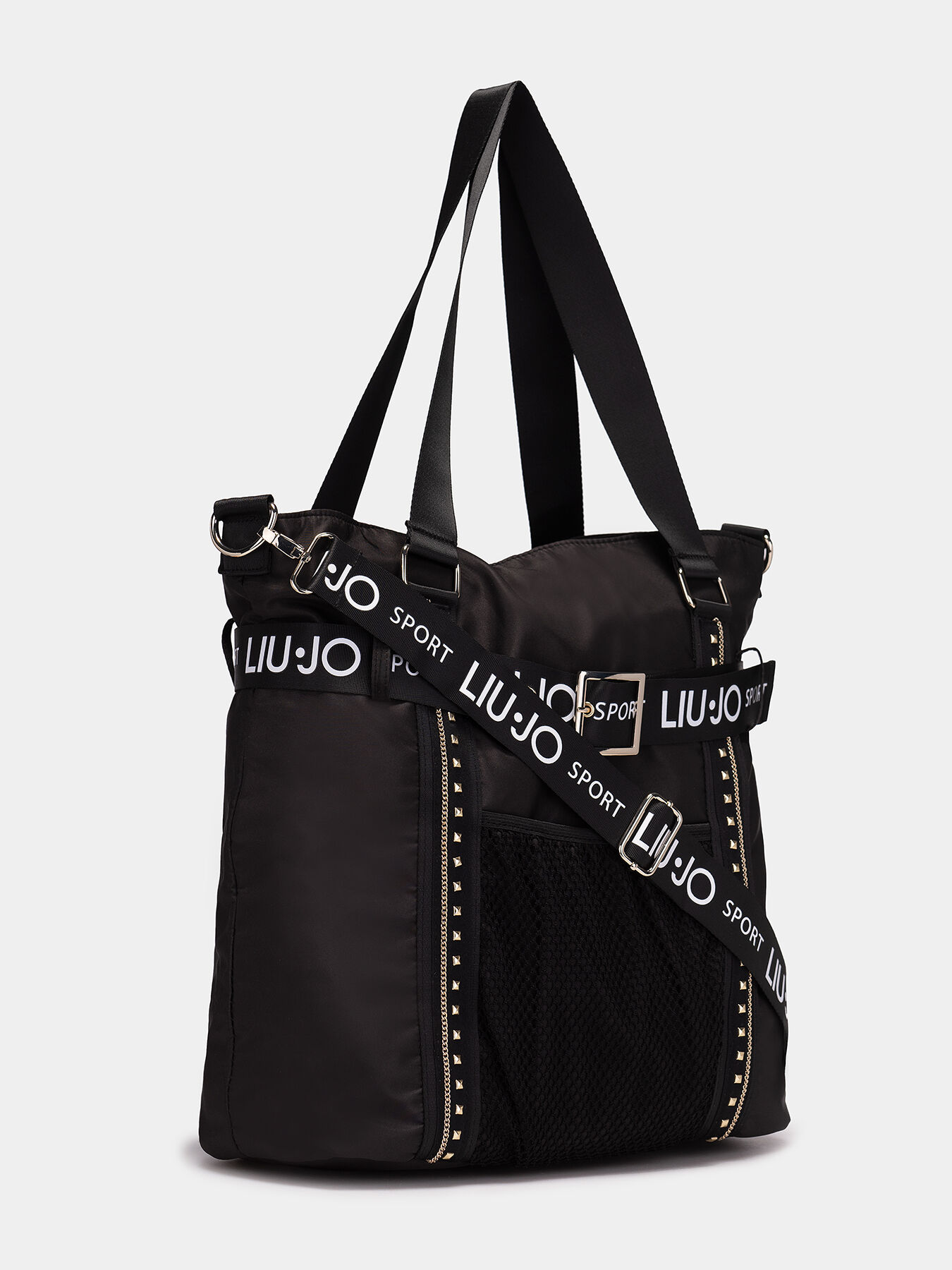 Sports bag with logo details brand LIU JO